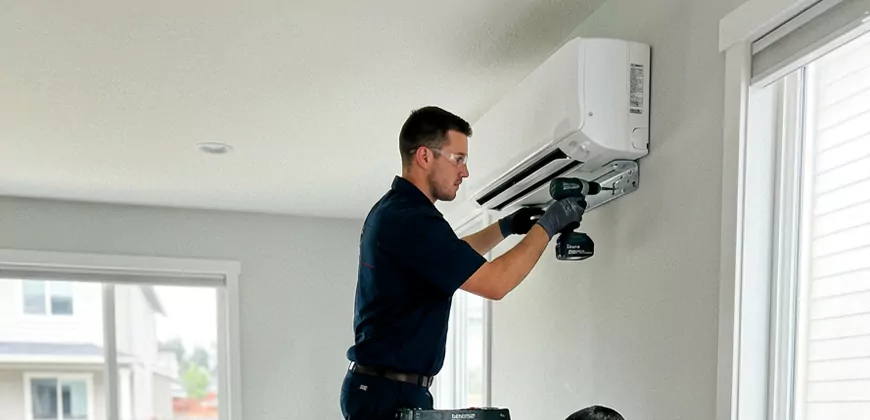 Split System Heating and Cooling Installation in Estero