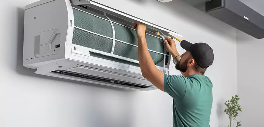 Bathroom and Small Space Ductless Installation in Estero