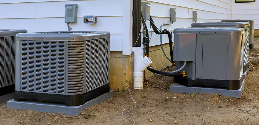 Central Air Condenser Setup in Estero
